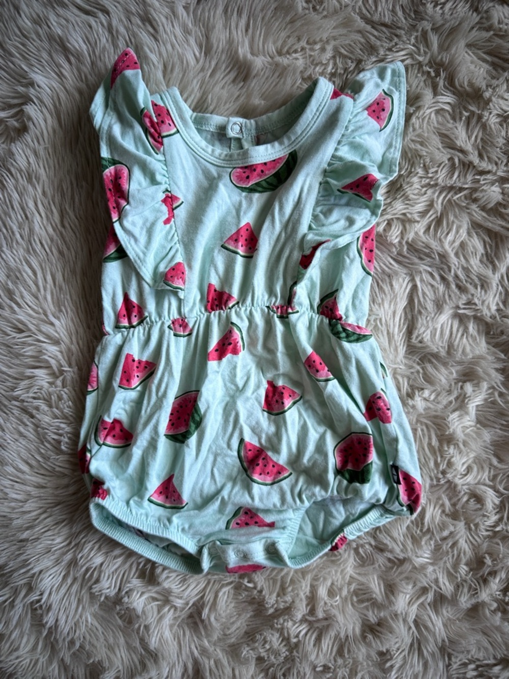 Kyte Baby Bubble Romper in Watermelon Size 0-3 mo